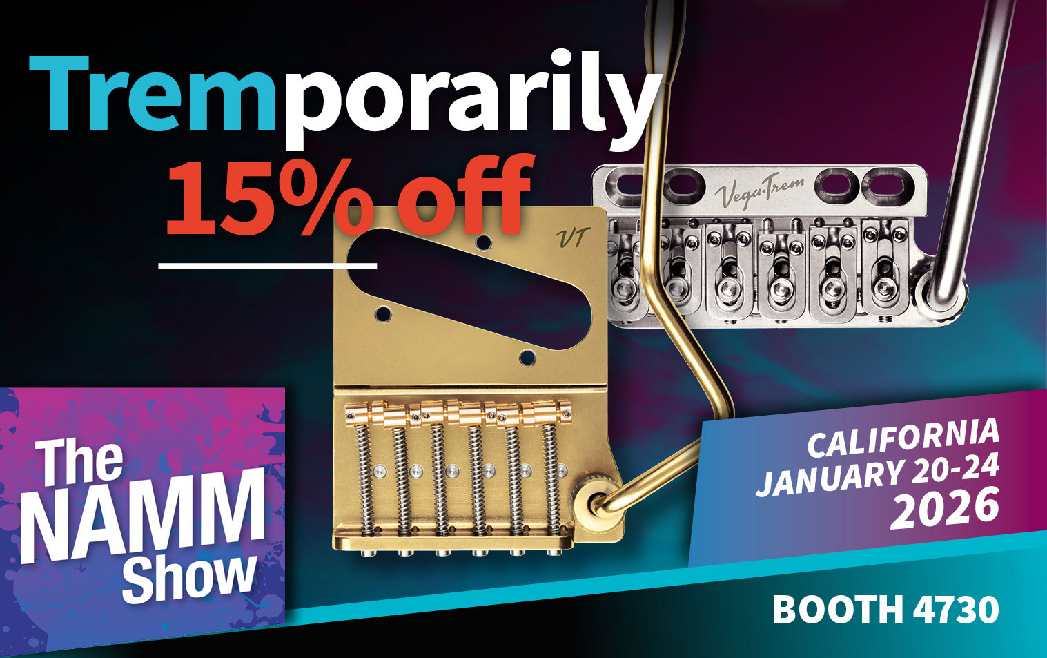 TREMOLO PopUp NAMM 2026 Tremporarily - TREMOLO