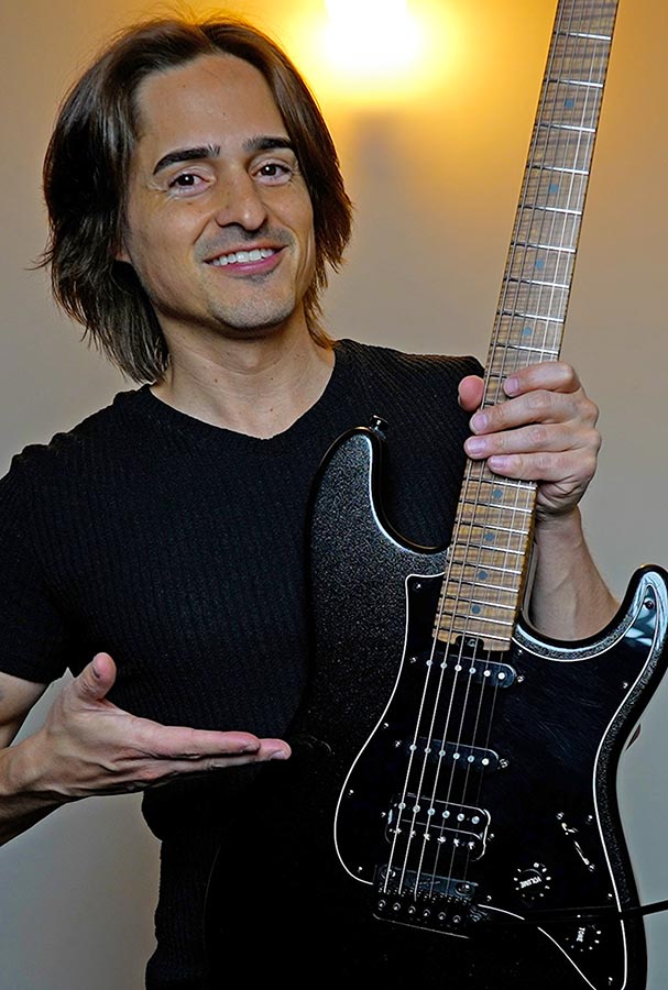 Guitaris Ben Cote has a VegaTrem tremelo in his guitar